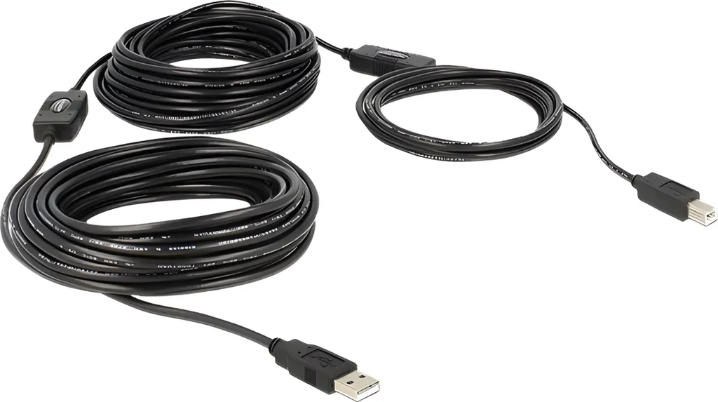 Rallonge Câble Imprimante USB A vers B avec Amplificateur Actif 20m