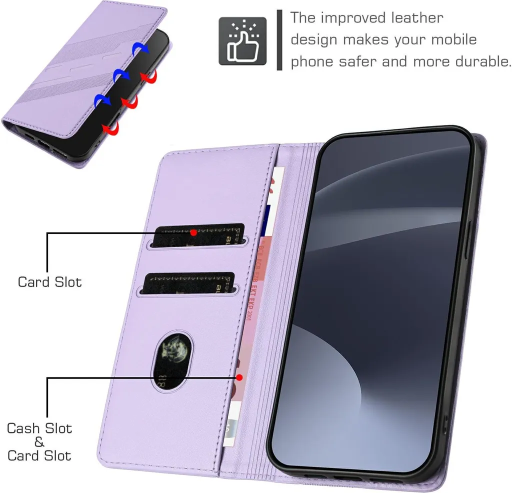 YUEQIAN Cover per Xiaomi Redmi Note 14 5G, Custodia con Motivo Fiori Floreale in PU Pelle Flip Libro Portafoglio, Case Antiurto Donna con Supporto Chiusura Magnetica. Nero