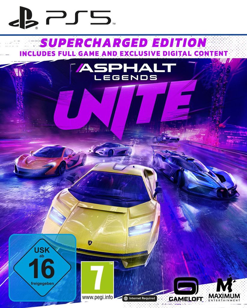 GAME Asphalt: Legends Unite Supercharged, PlayStation 5, Produktbild 