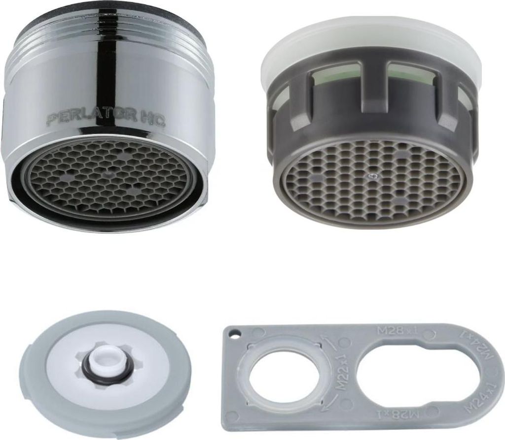 Neoperl Wassersparset Honeycomb Econom – Strahlregler & Mengenregler für M22/M24 Wasserhähne inkl. Schlüssel