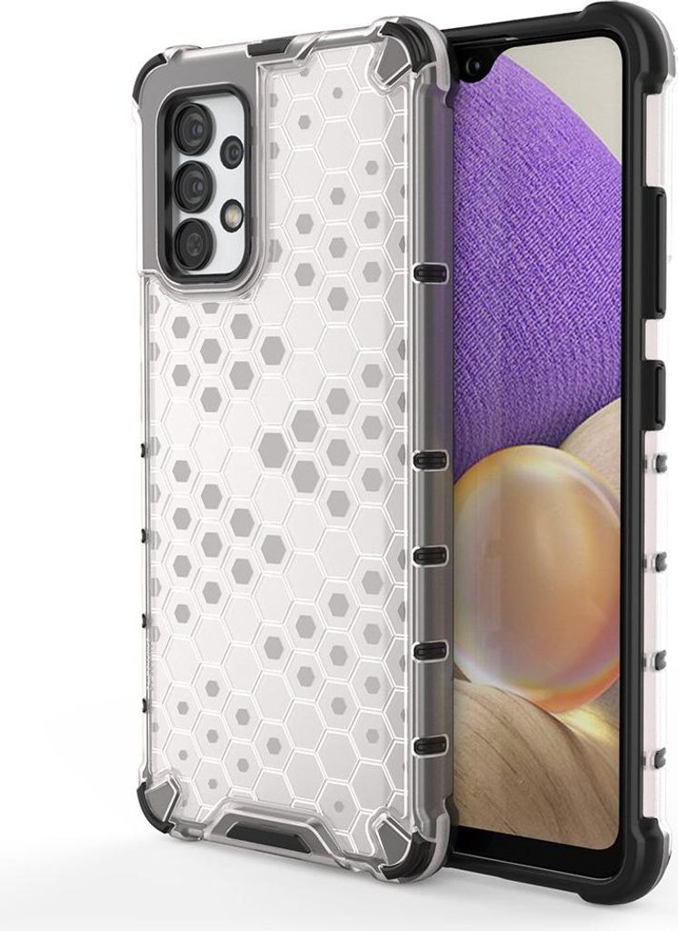 Honeycomb Armored Case mit Gelrahmen Samsung Galaxy A13 5G Transparent