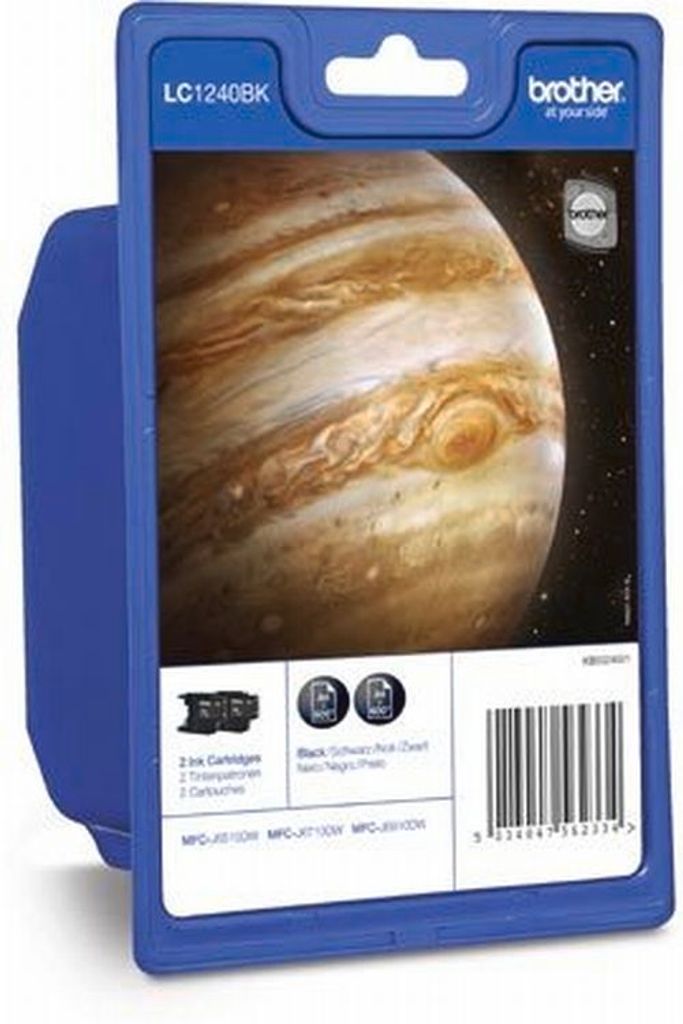 brother LC-1240BK schwarz Druckerpatronen, 2er-Set