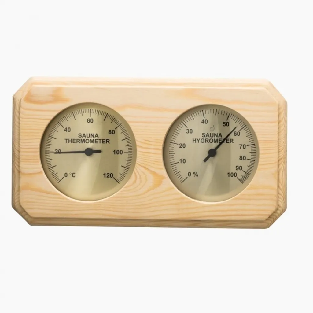 Sawo Termoigrometro Design Finlandese - Legno di Cedro e Pino