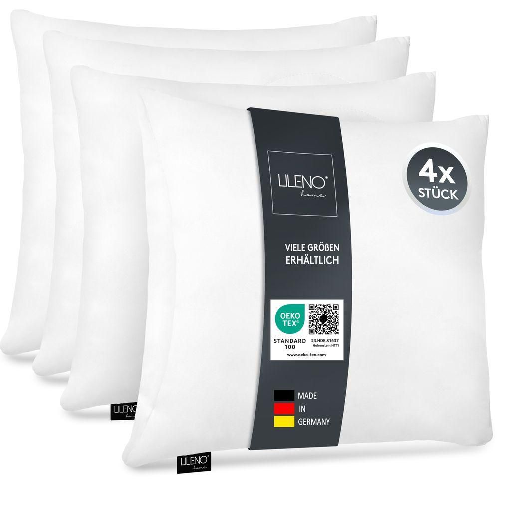 LILENO HOME Microfaser Kissen 40x40 cm [4er Set] bis 95 Produktbild 
