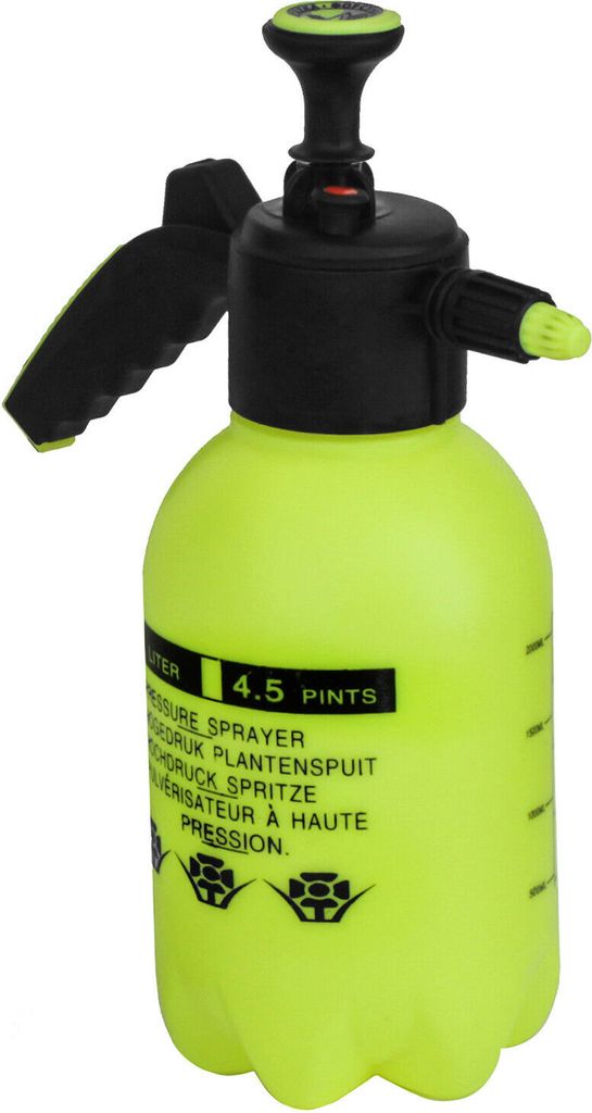 Pumpsprühflasche Sprühflasche Zerstäuber 2L Drucksprüher Pumpsprüher Handsprüher A