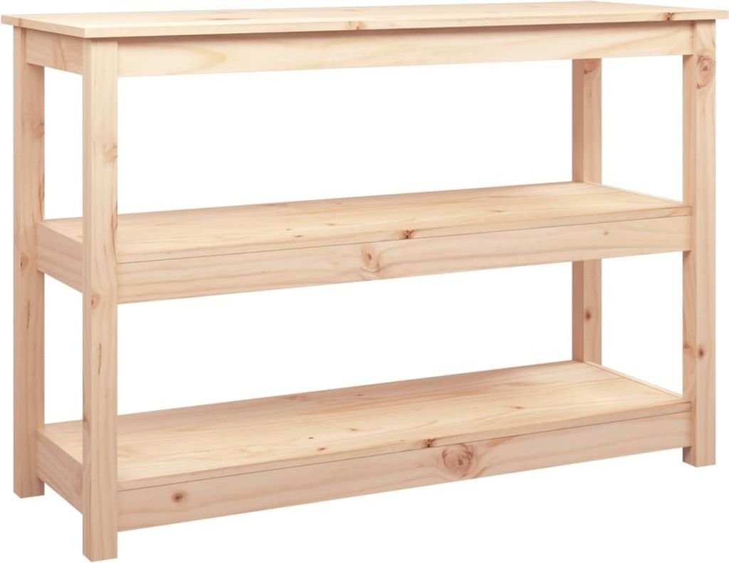 vidaXL Table console 110x40x74 cm pin massif Image du produit 