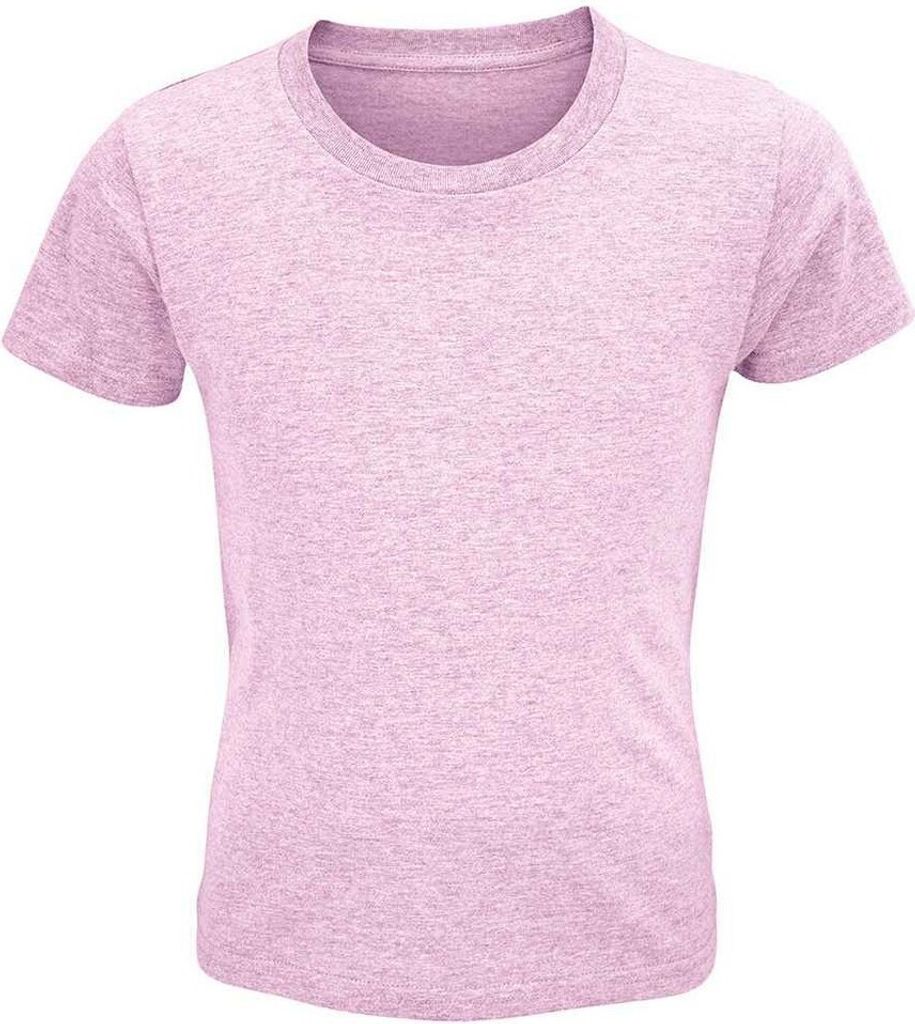 SOLS - "Crusader" T-Shirt für Kinder PC5004 (140) (Pink meliert)