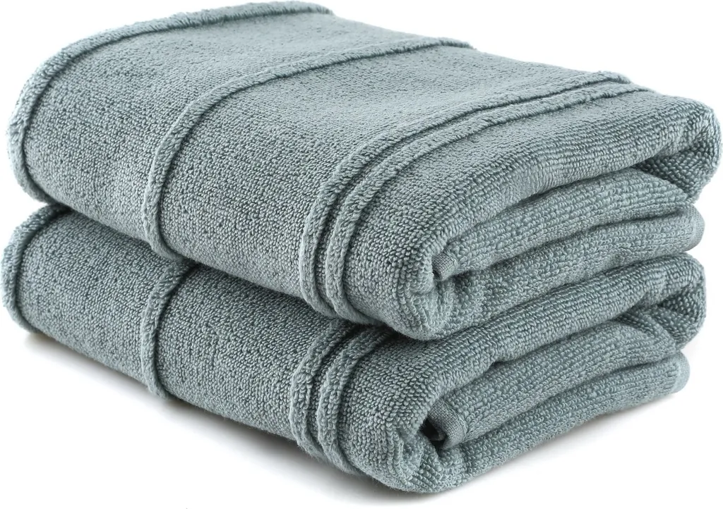 Mijolnir Arden Green: Set 2 Asciugamani Microcotone 50x90 cm per Bagno