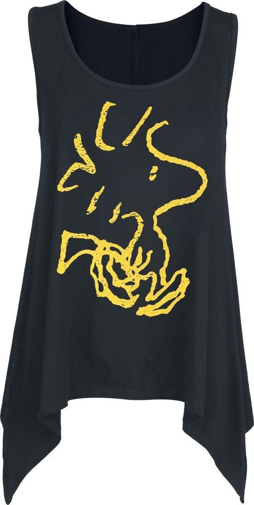 Peanuts Top Damen Woodstock schwarz XXL