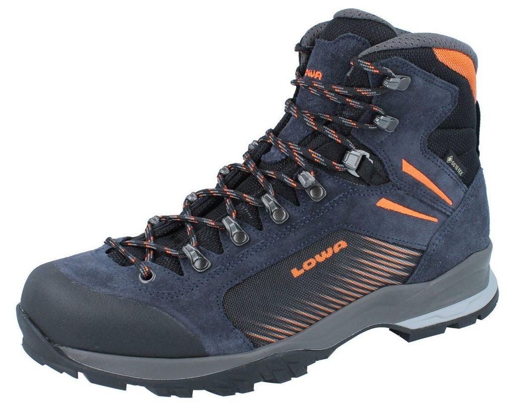LOWA Vigo GTX Herren Wanderstiefel blau hoch - Größe: UK 9 Produktbild 