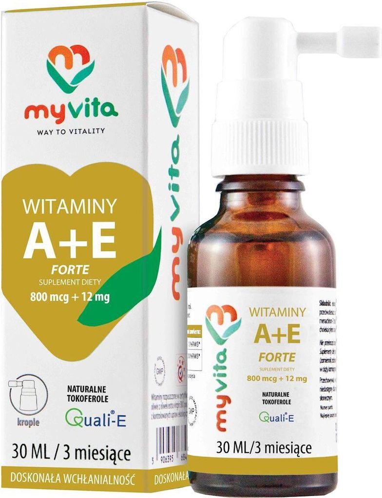 MyVita Vitamin A + E - Tropfen 30 ml (800 mcg + 12 mg)