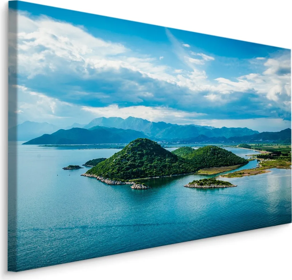 Carta da Parati Tela 70x50 XXL Mare - Panorama Isole per Arredo