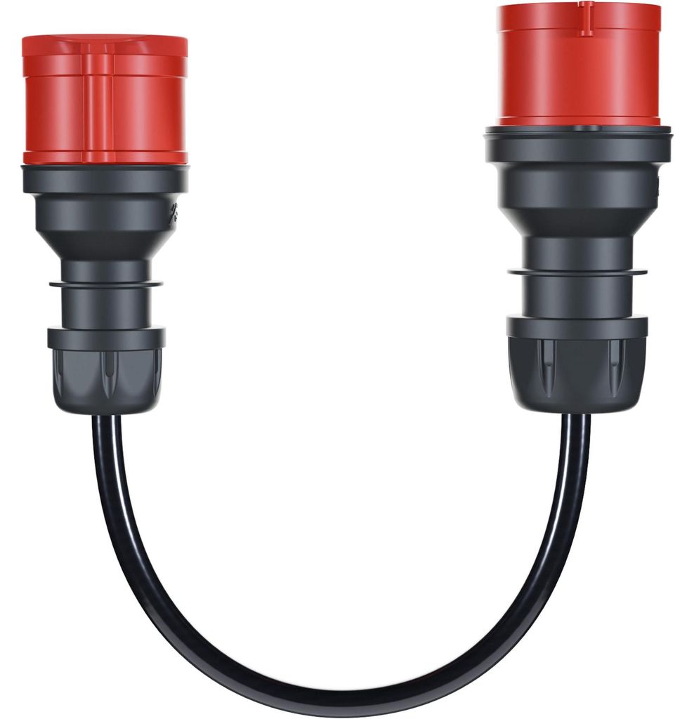 go-e Adapter für Gemini flex 11 kW, CEE rot Drehstrom 16A > CEE rot