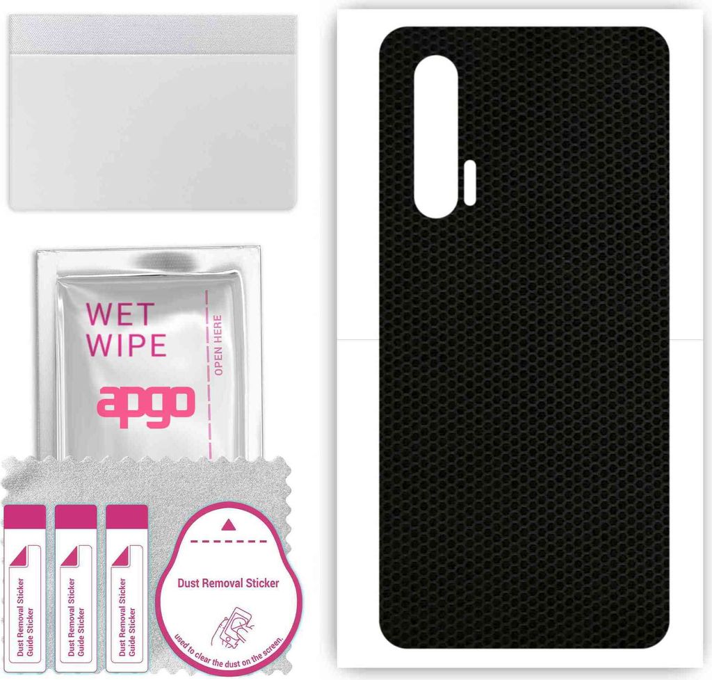 apgo Rückseite Schutzfolie, Skin, kompatibel mit Huawei nova 6 5G, Hinten Displayschutzfolie aus Vinylfolie, kratzfest, einfache Montage - Matrix