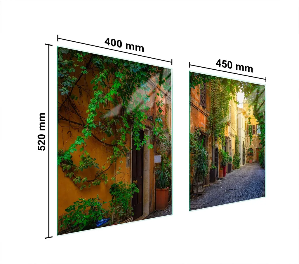 Piastra Coprifornelli 85x52 Street - Tagliere in Vetro Multifunzione - 2