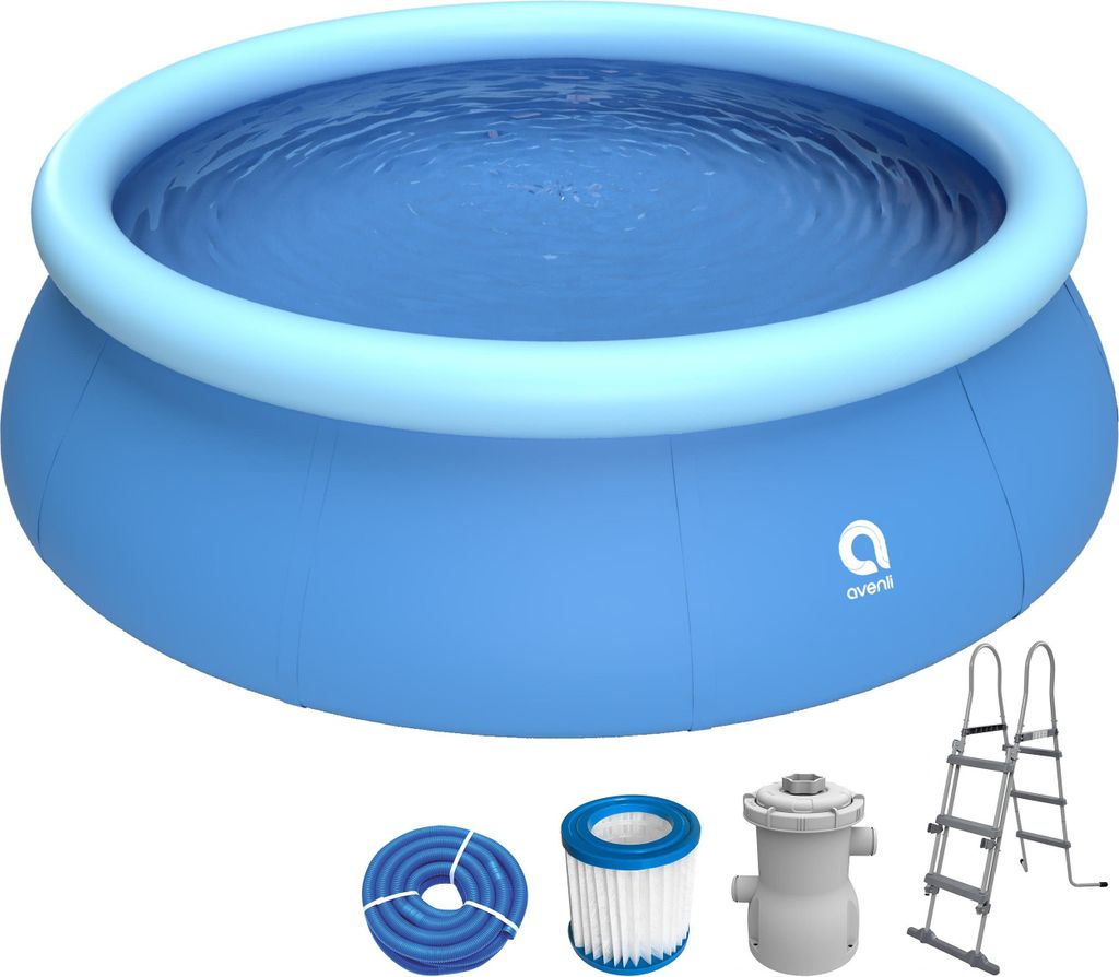 Avenli Prompt Set Pool Ø 360 x 90 cm, Quick Up Pool Set mit Produktbild 