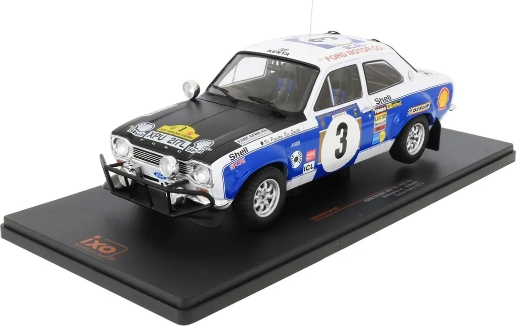 Ford Escort RS 1600 MK1 1:18 - Détails Safari Rally 1973 par IXO