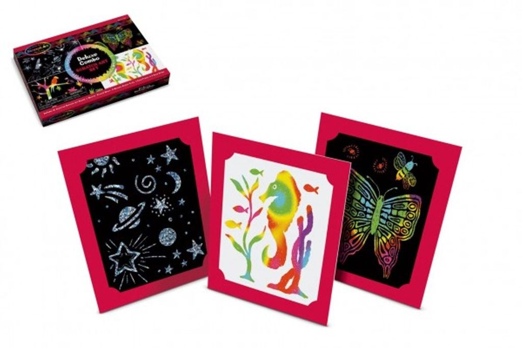 Melissa & Doug Zestaw do zdrapywania holograficznego Deluxe Obrázok produktu 