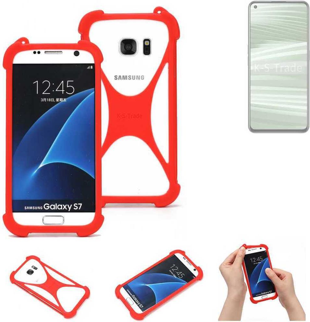 K-S-Trade Handy-Hülle kompatibel mit Realme GT2 Schutz-Hülle Bumper Silikon Schutz Hülle Cover Case Silikoncase Silikonbumper TPU Softcase