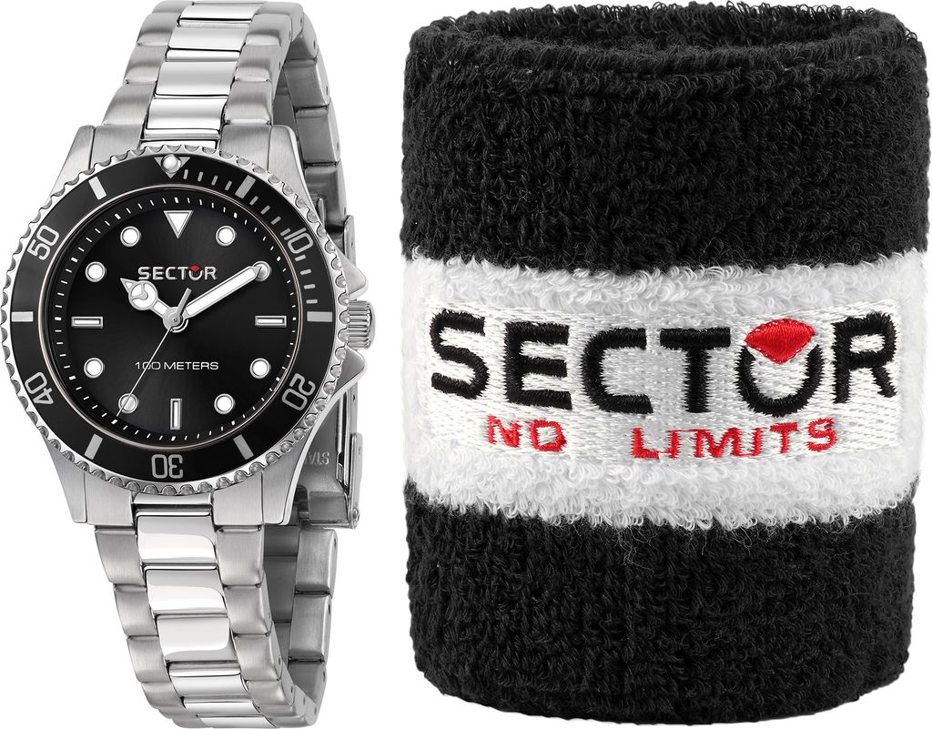 Sector Damen Analog Uhr Casual Edelstahl Armbanduhr silber Produktbild 
