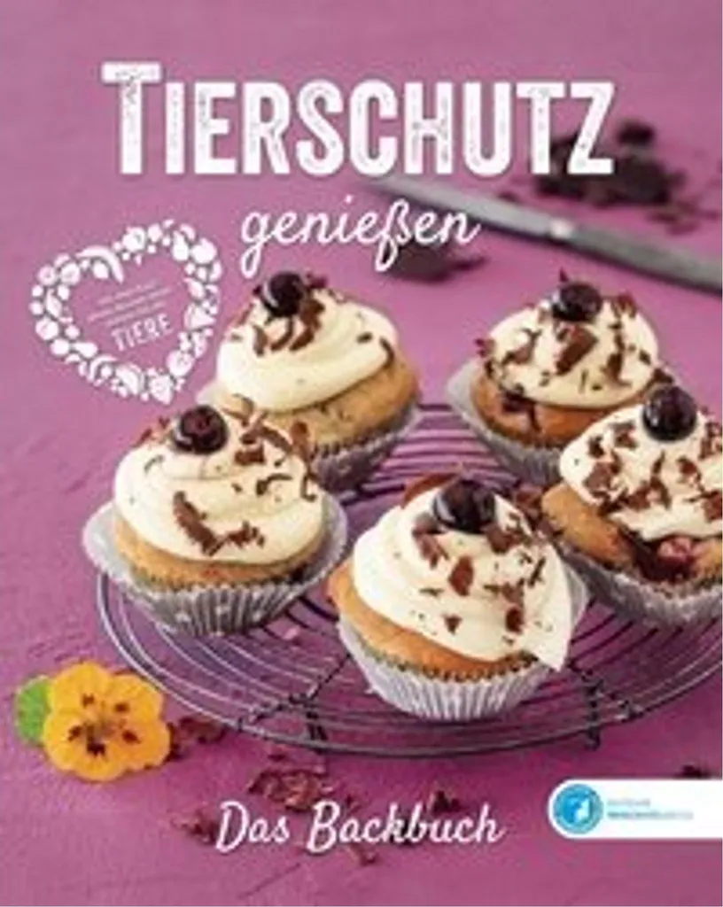 Livre de pâtisserie végane Tierschutz genießen Recettes engagées
