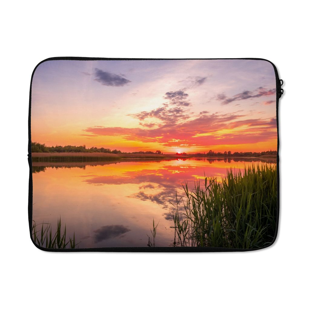 MuchoWow Laptop Hülle 15 Zoll Wasser - Luft - Natur Laptoptasche - Laptoptasche - Sleeve - Rundum-Schutz