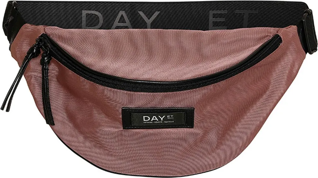 Sac bandoulière rose poudré style banane chic Gweneth Classic DAY ET