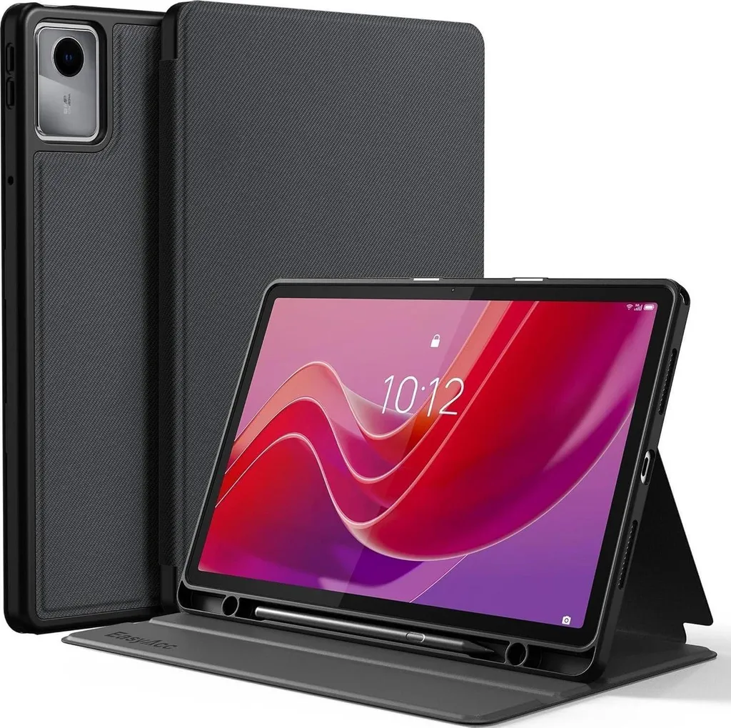 Étui Tablette Lenovo Tab M11 2024 Noir - Support Stylet et Coque Rigide