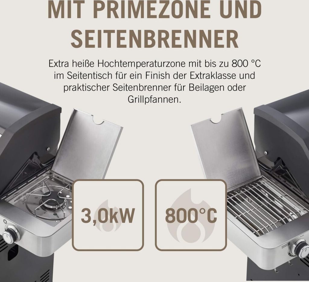 RÖSLE "RÖSLE BBQ Gasgrill Videro G4-S Vario+ schwarz 2025" Produktbild 4