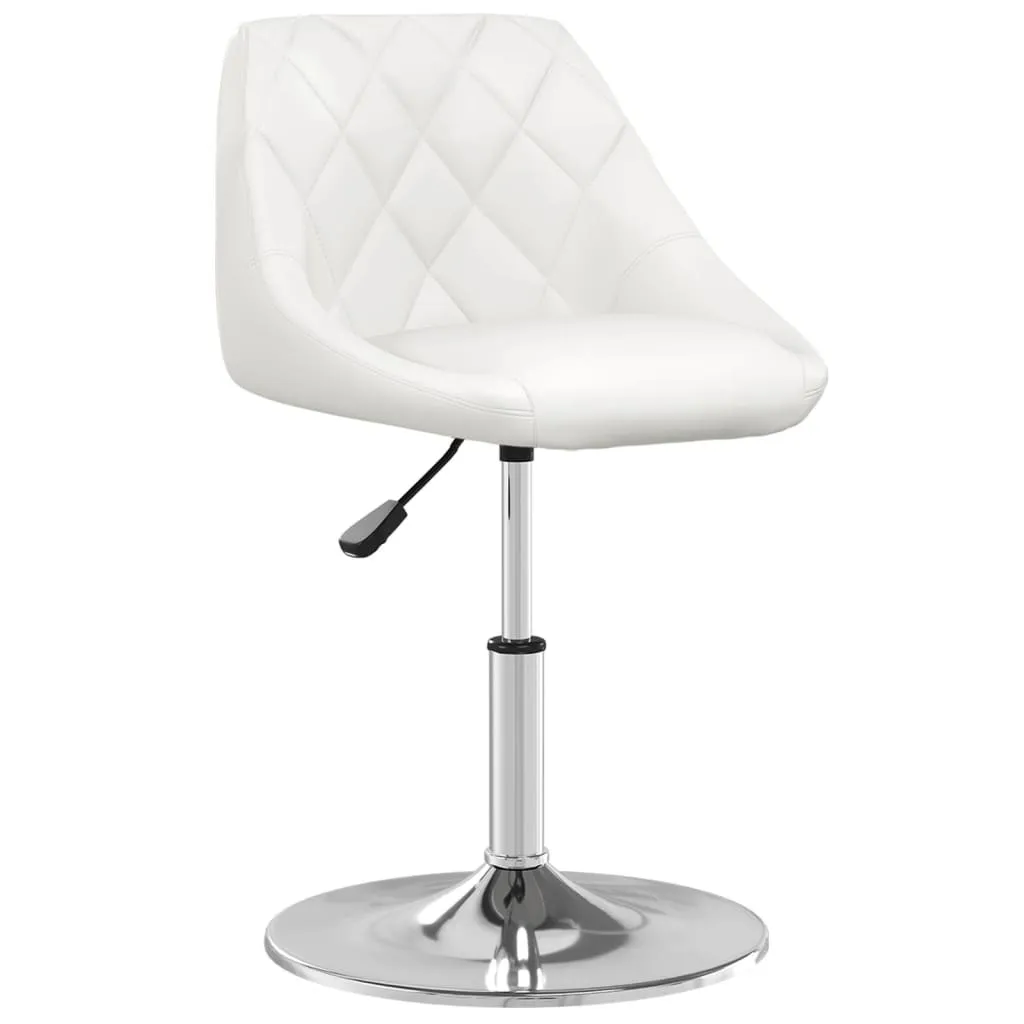 Sedia vidaXL Bianca Pelle Finta Lusso | Offerta Arredo Contemporaneo