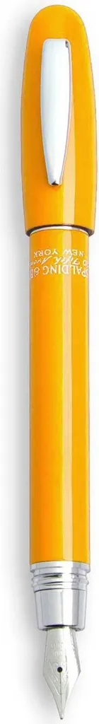 Penna da collezione A.G.Spalding&Bros. Short Classic Stilo 170130 Unisex Acrilico Giallo Scuro