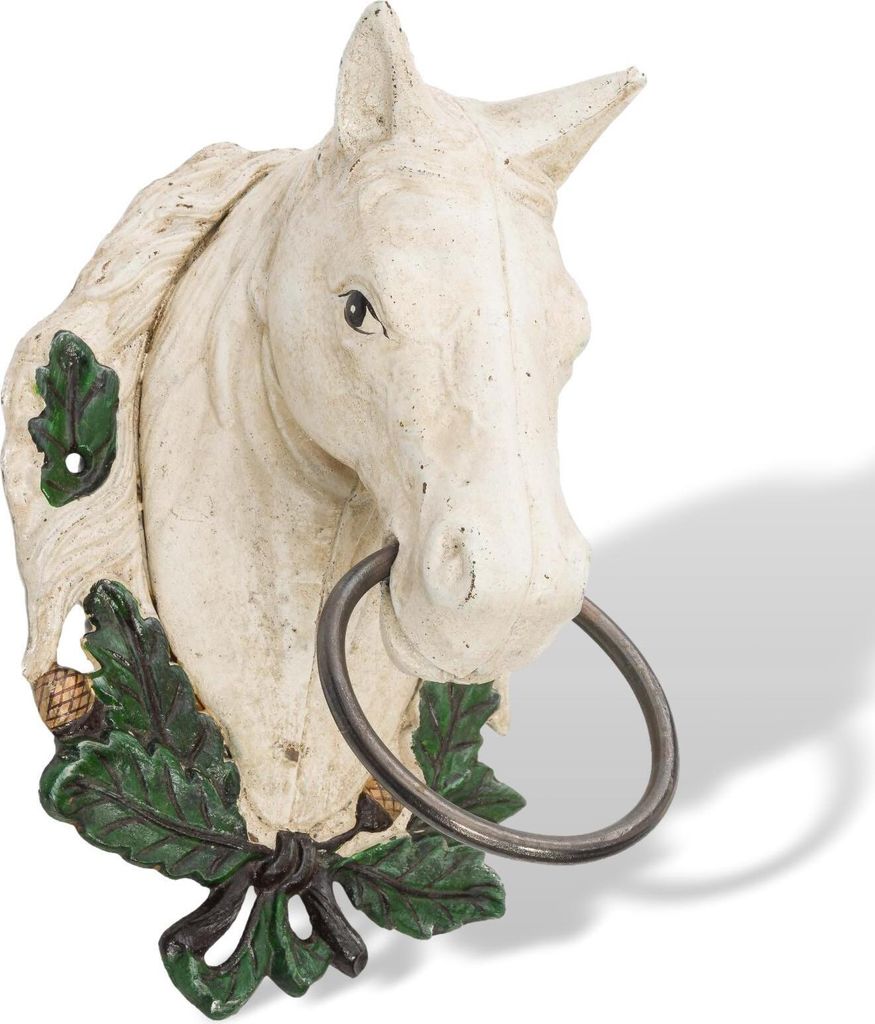 Garderobenhaken Pferd Kleiderhaken Wanddeko Handtuchhalter Eisen Antik-Stil