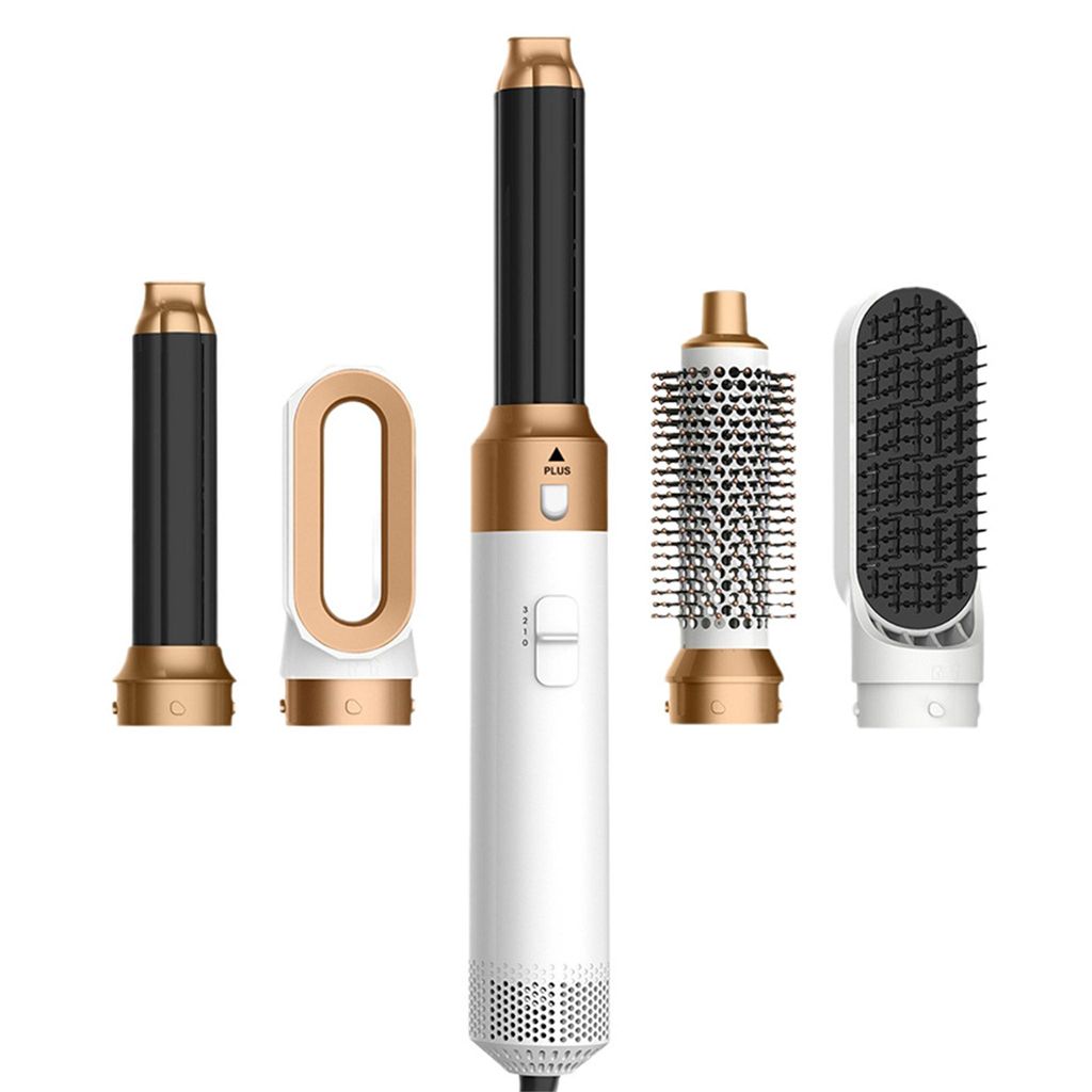 5 in 1 Haartrockner Multistyler mit Lockenstab Haarglätter professionelles Haartrockner Styling-Tool