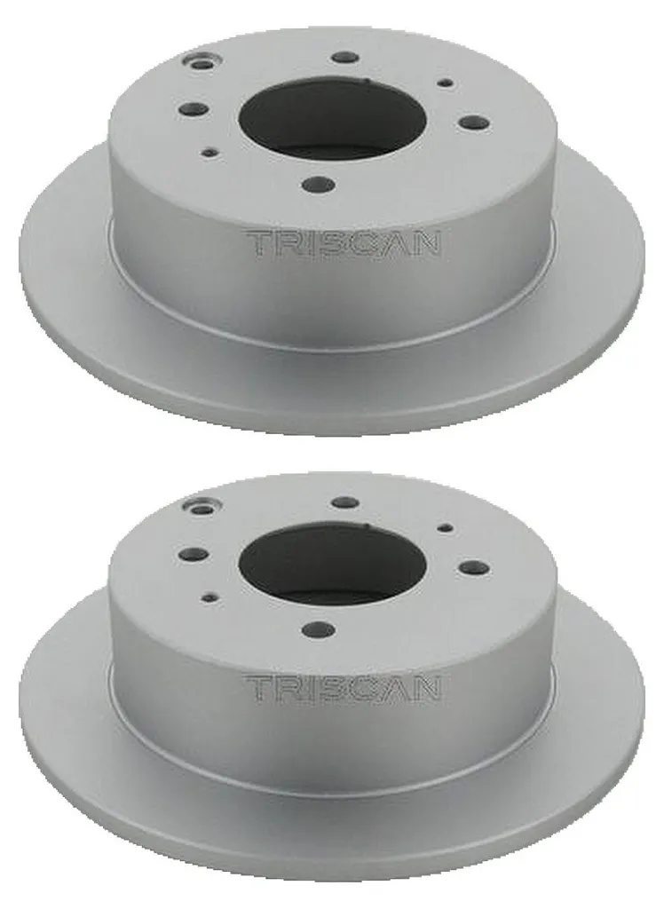 Paire de disques de frein pleins TRISCAN Ø 261,9 mm haute qualité