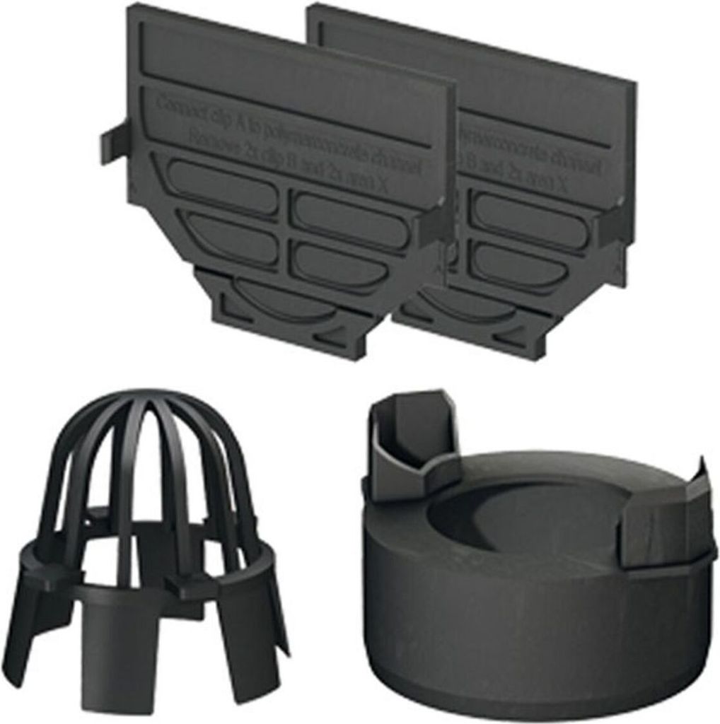 ACO Hexaline Ablaufset vertikal 319287 Zubehör Anschluss Entwässerungsrinne Ablauf Rinnen