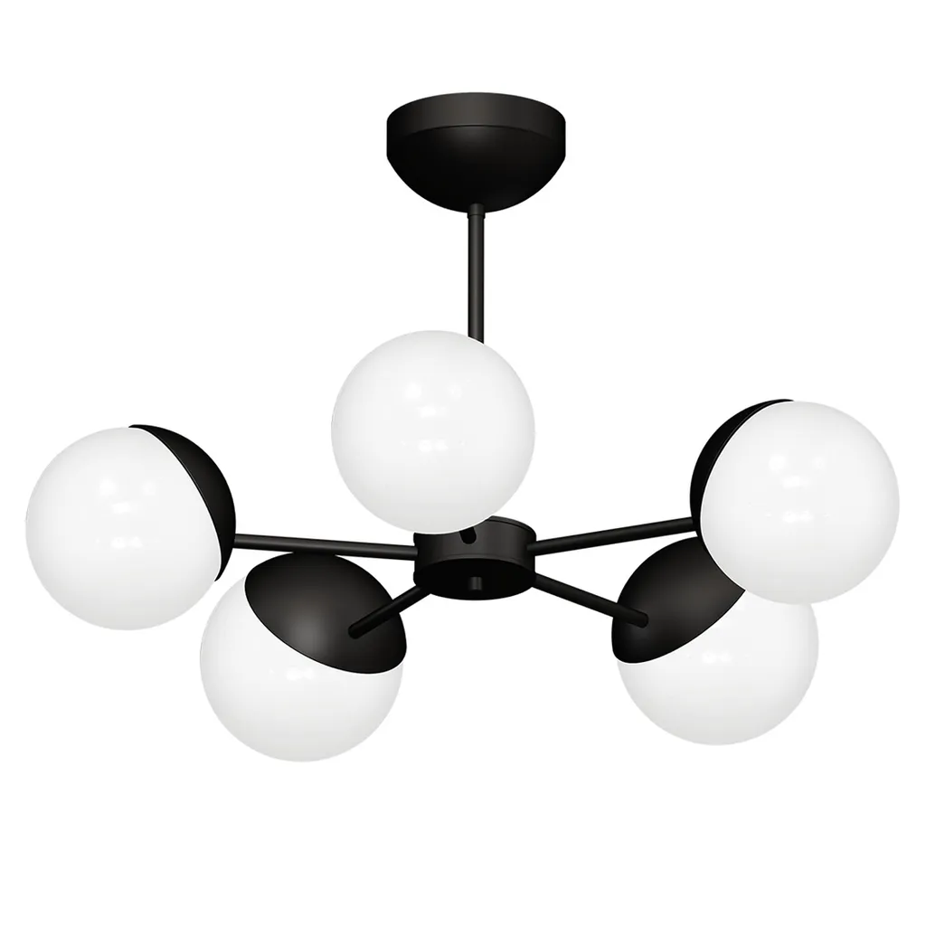 Plafonnier 5 globes SFERA MLP8866 - Suspension Design E14 pour Salon
