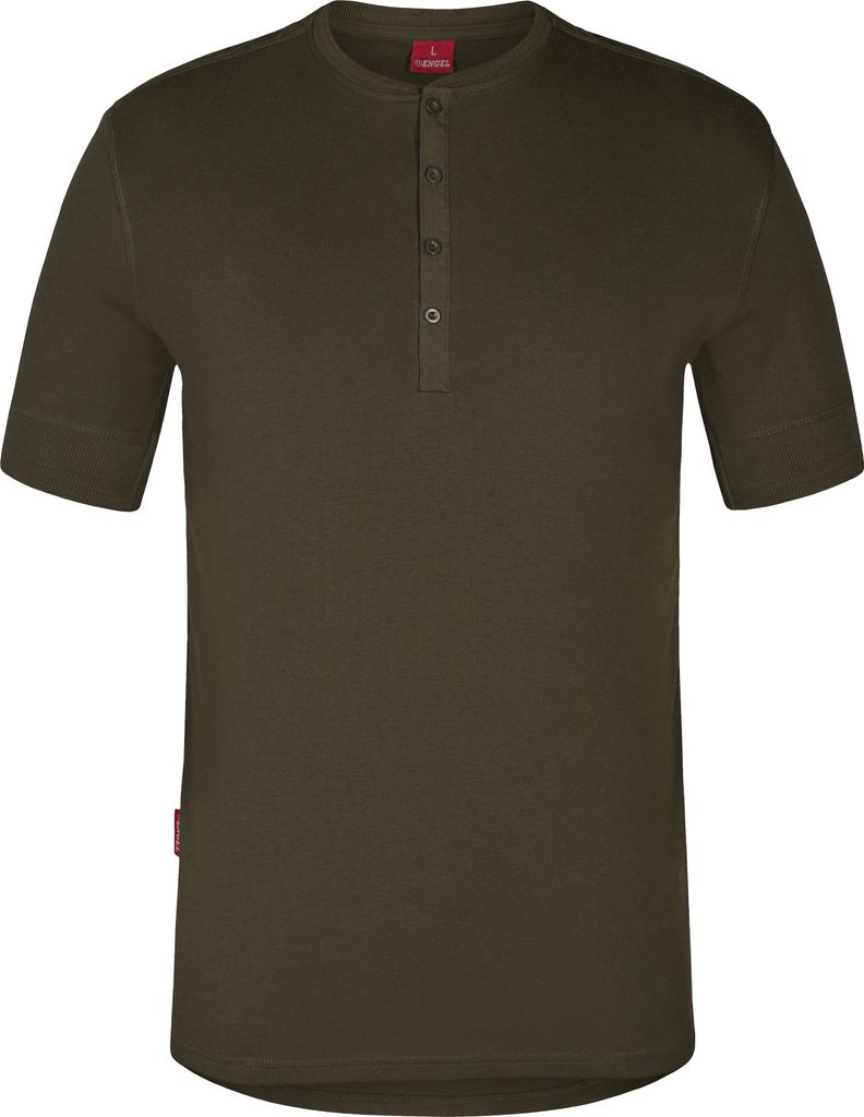 F. Engel Standard Grandad T-Shirt, Forest Green, Gr. 2XL