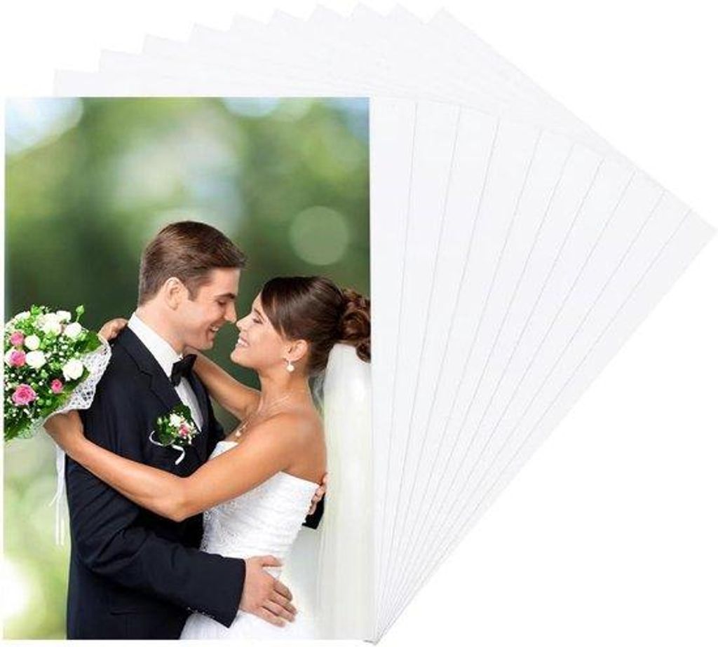 Metall Foto Blanks 20 Stück 15x10cm Aluminium weiß Selbstausdruck Wanddeko
