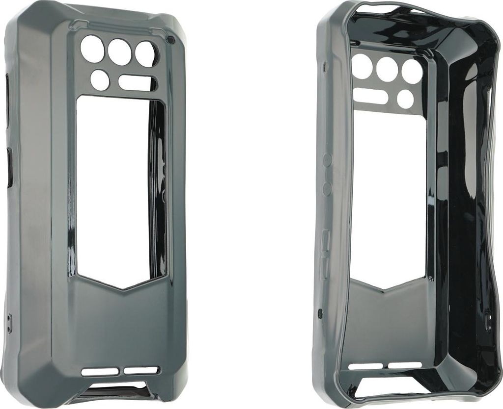 Two smartphone cases shown side-by-side against a white background.