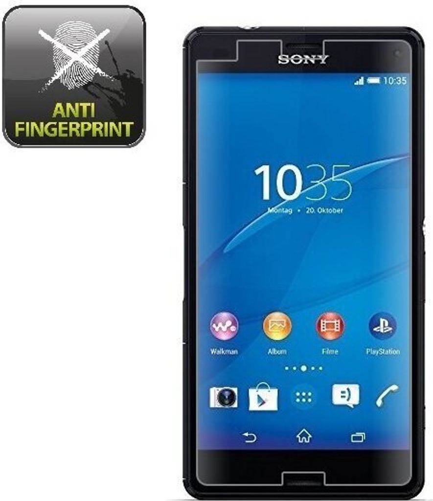 3x Displayschutzfolie für Sony Xperia Z3 Compact ANTI-REFLEX Displayfolie MATT