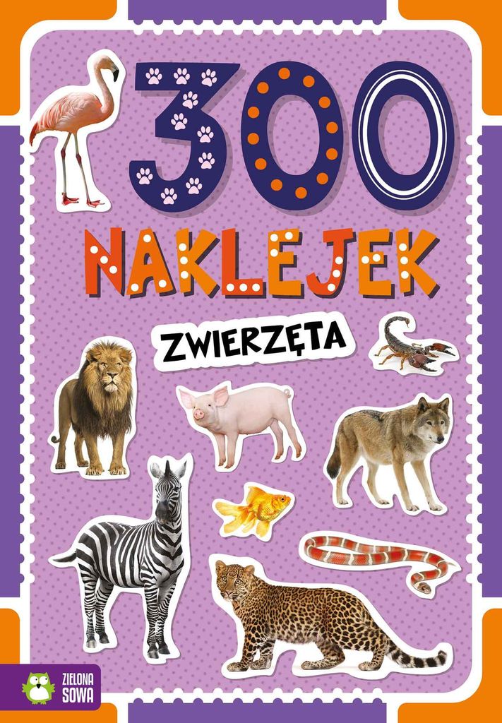300 naklejek Zwierzęta w2 91598