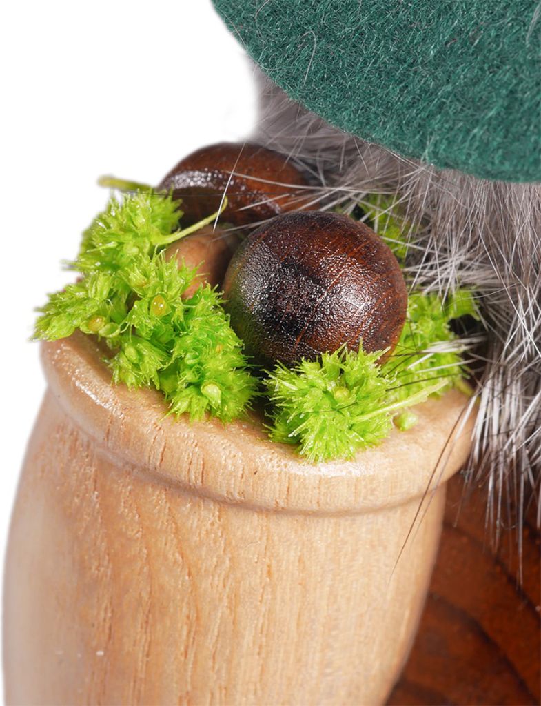 Räuchermännchen Waldwichtel 20 cm, Typ:Pilzsammler braun Produktbild 6