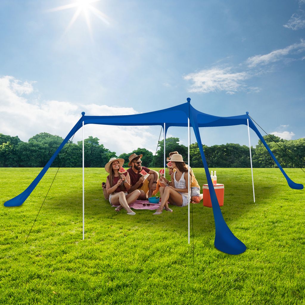 Yakimz Event Pavillon Stabilitat Strandmuschel Festzelt Partyzelt Eventpavillon 3x3x2m