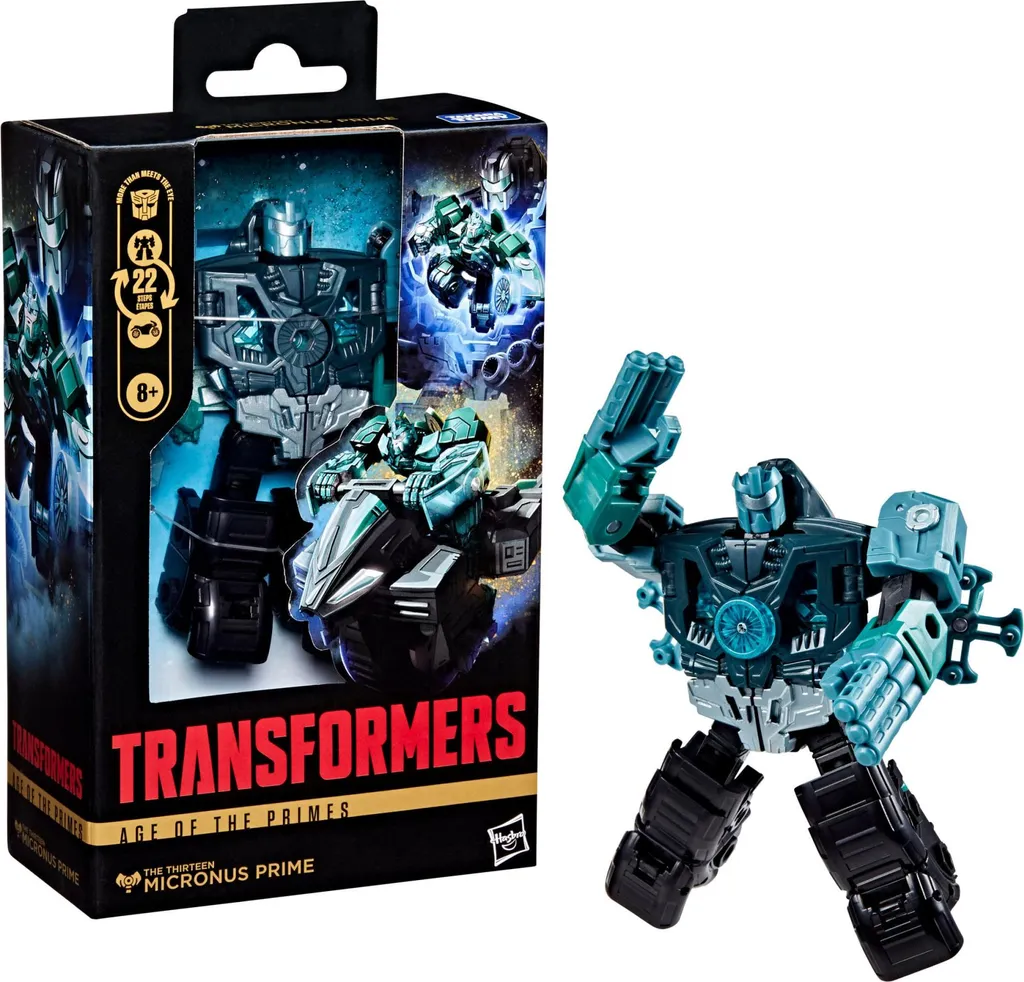 Figurine Transformers Micronus Prime 14cm Class Deluxe Authentique - 3