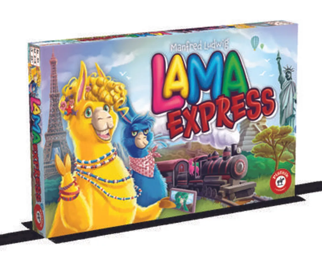 Lama Express Piatnik - Jeu de Société avec Figurines et Train Mobile