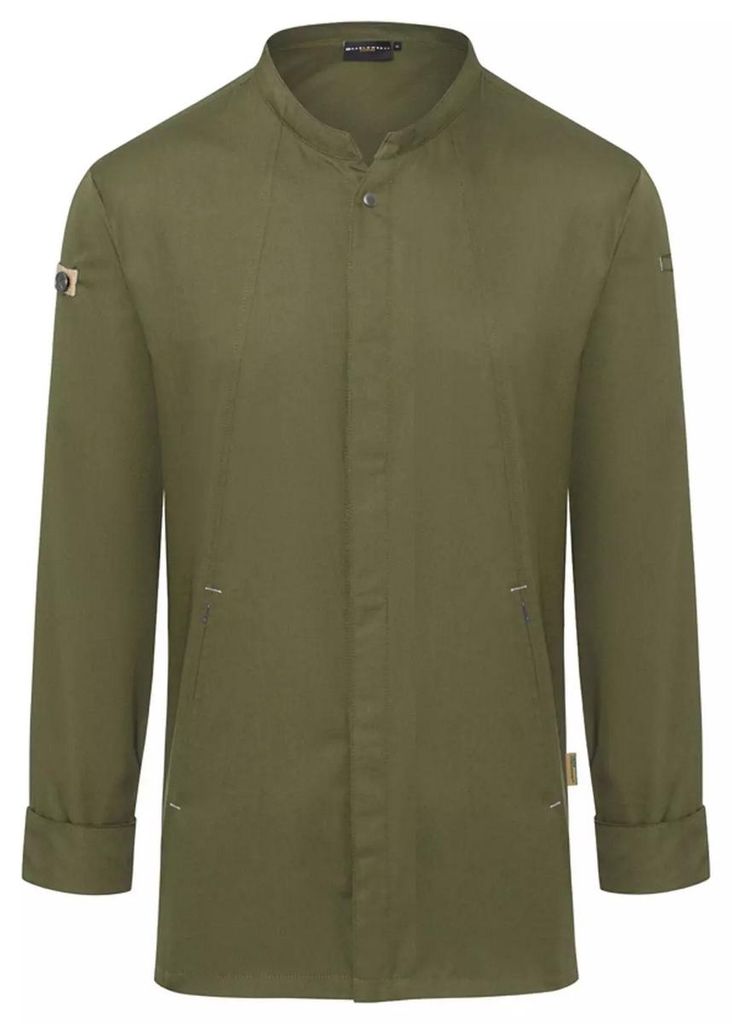 Karlowsky - "Green-Generation" Kochjacke für Herren LT6146 (107 cm) (Moosgrün)