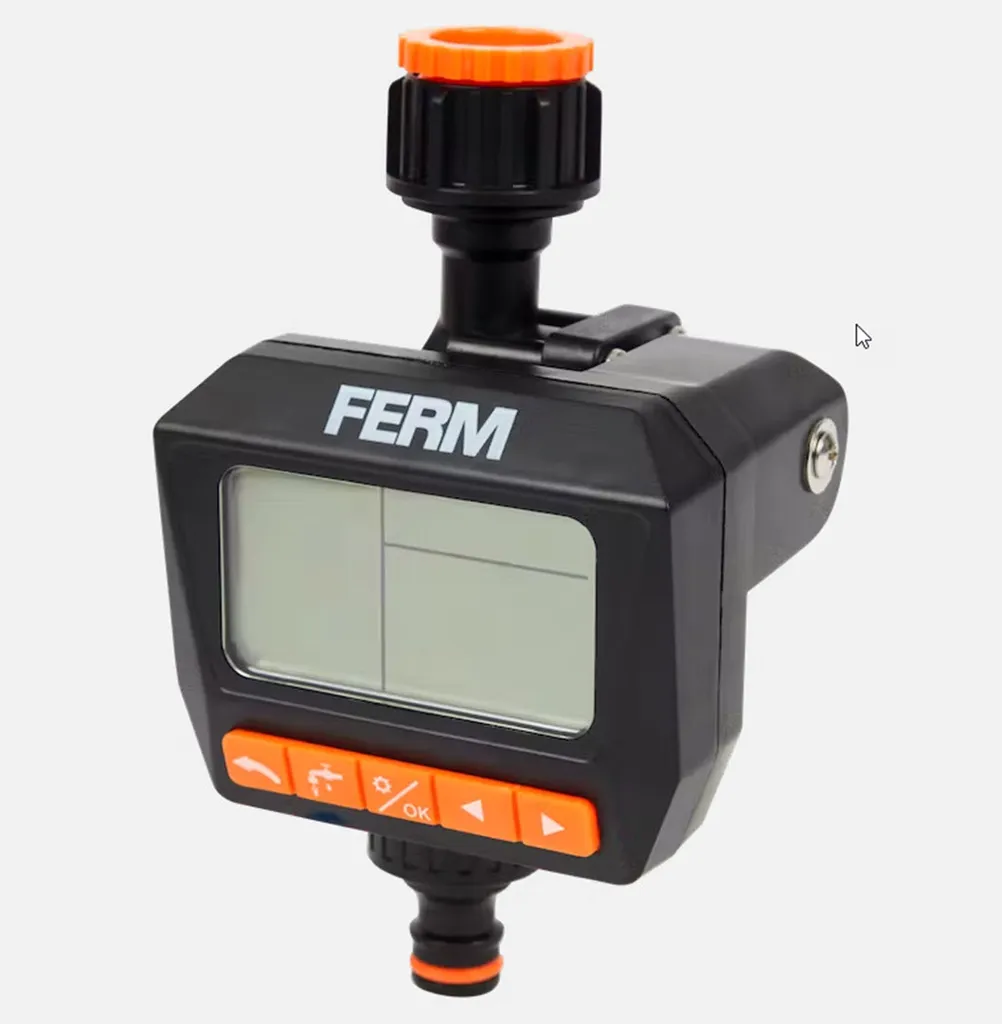 Minuteur d'arrosage numérique Ferm WTA1003 avec écran LCD et programmation - 9