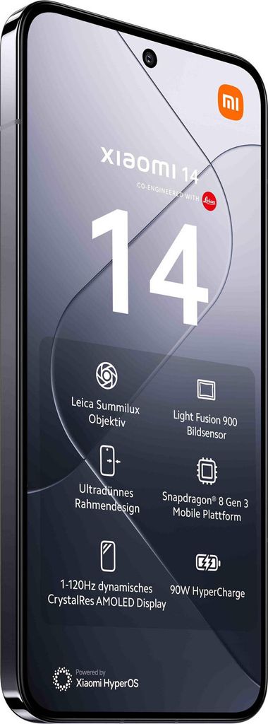 Xiaomi 14 5G 12 GB/512 GB Schwarz (Black) Dual-SIM Produktbild 3