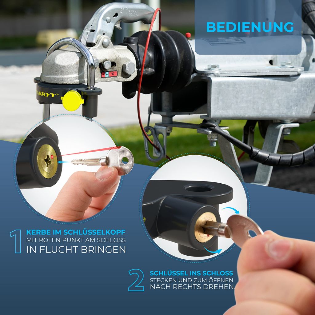Spannende Pkw Anhanger Schloss Bilder
