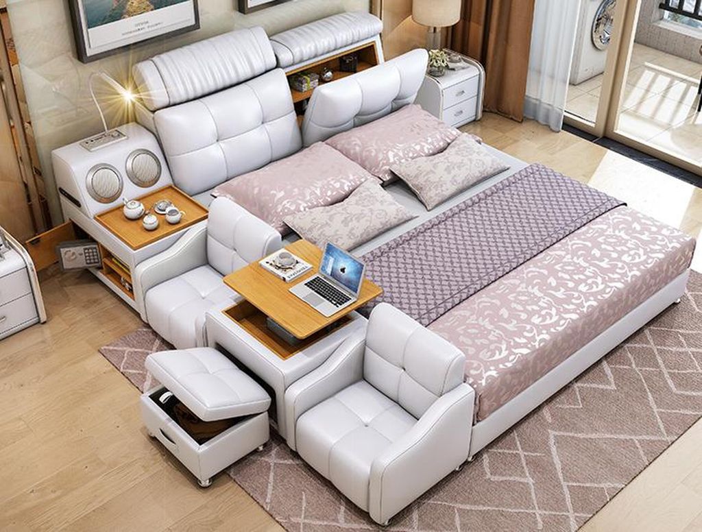 Bettgestell Betten 180x200cm Hotel Multifunktion Bett Produktbild 